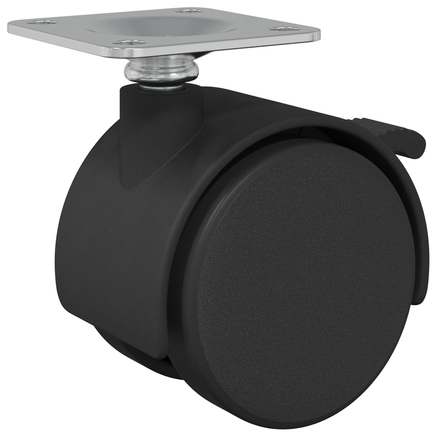 Rolle 2 Stk. Schwarz 39,5 x 39,5 x 37,8 mm
