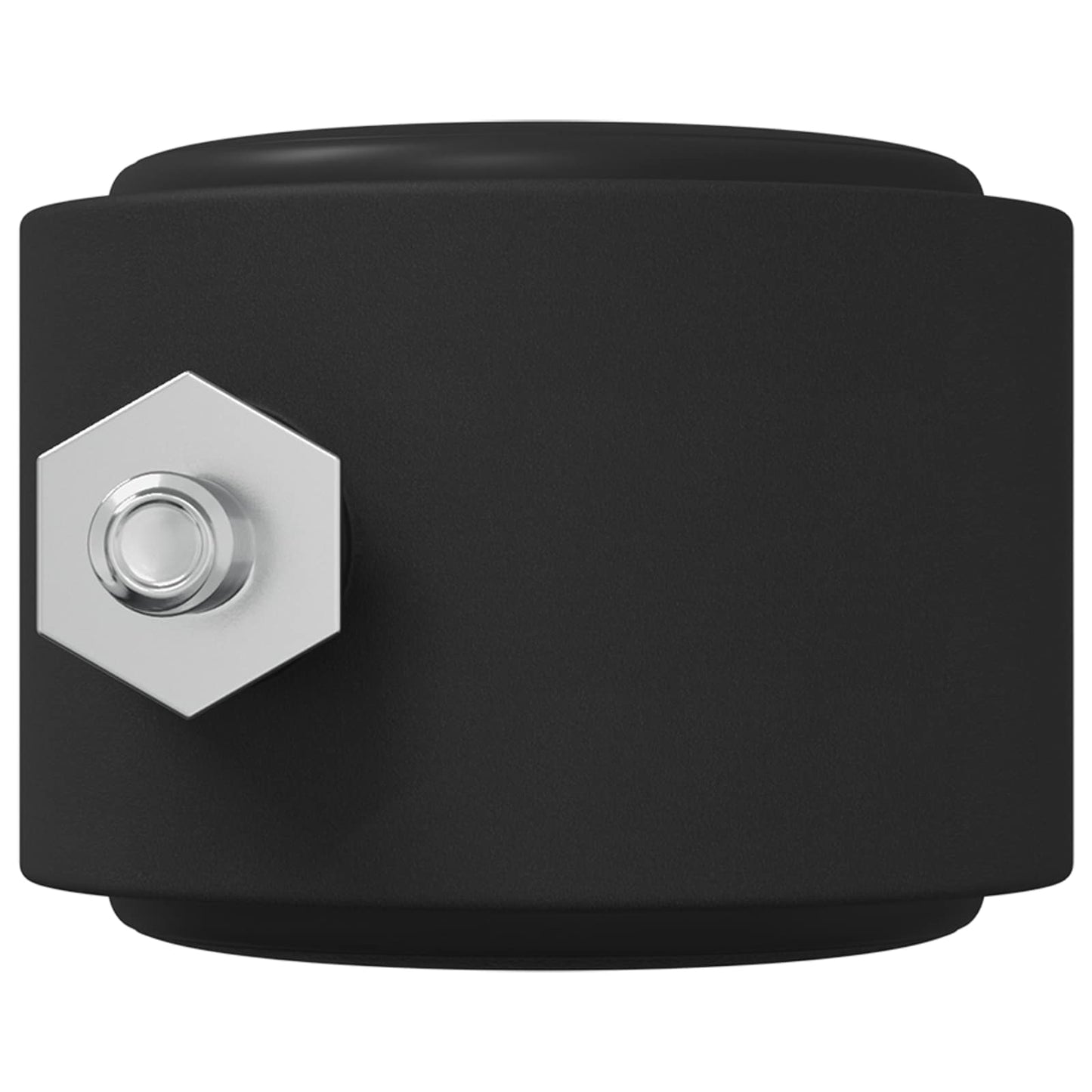 Rollen 2 Stk. Schwarz 40,1 x 37,8 mm PP und Eisen