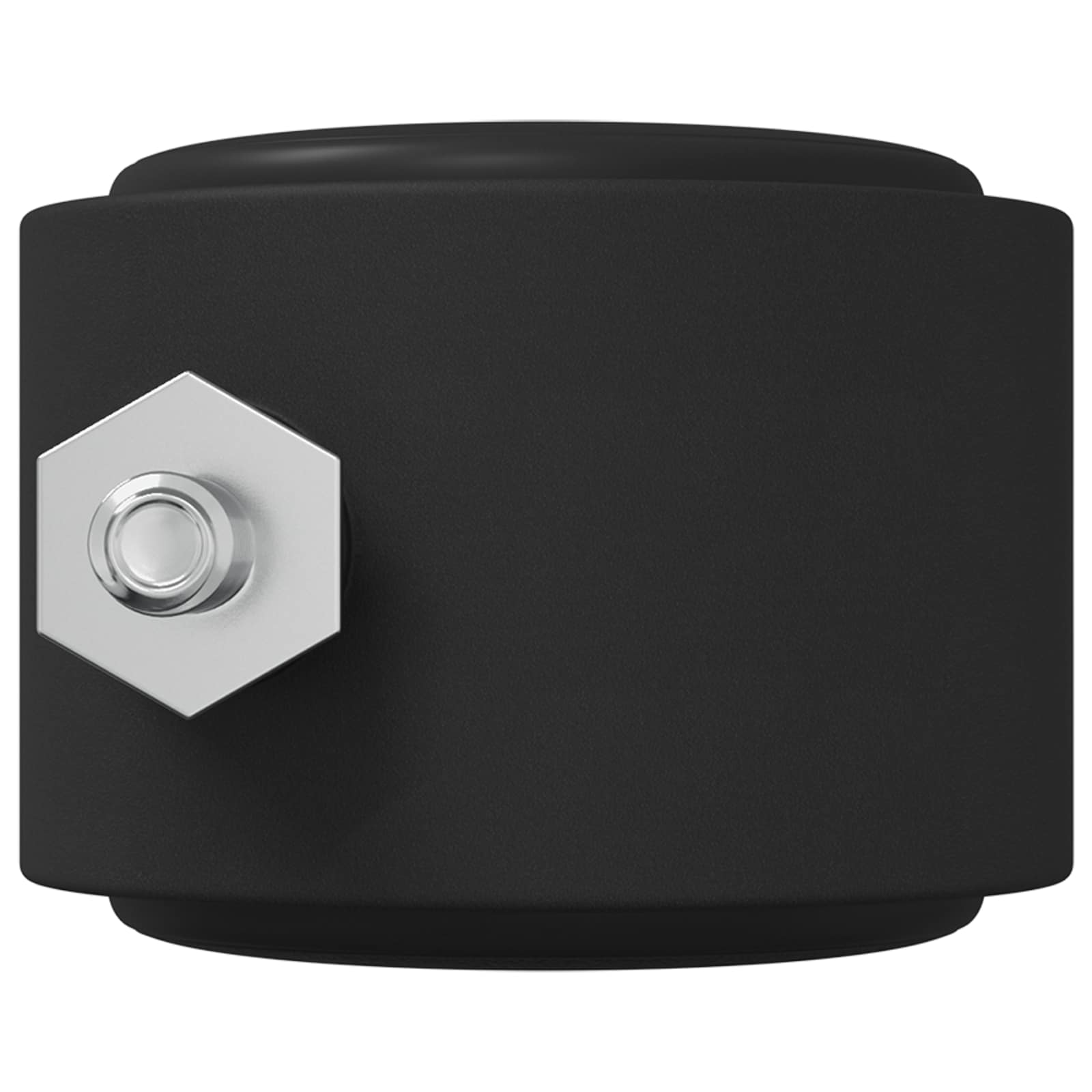 Rollen 12 Stk. Schwarz 40,1 x 37,8 mm PP und Eisen