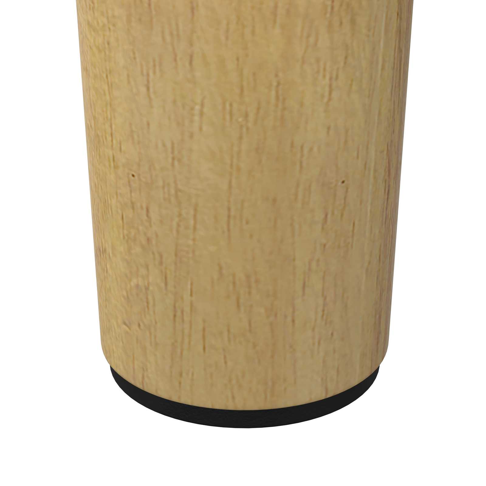 Möbelbeine 2 Stk. Braun Ø 44 x 100 mm Massives Eukalyptus Holz