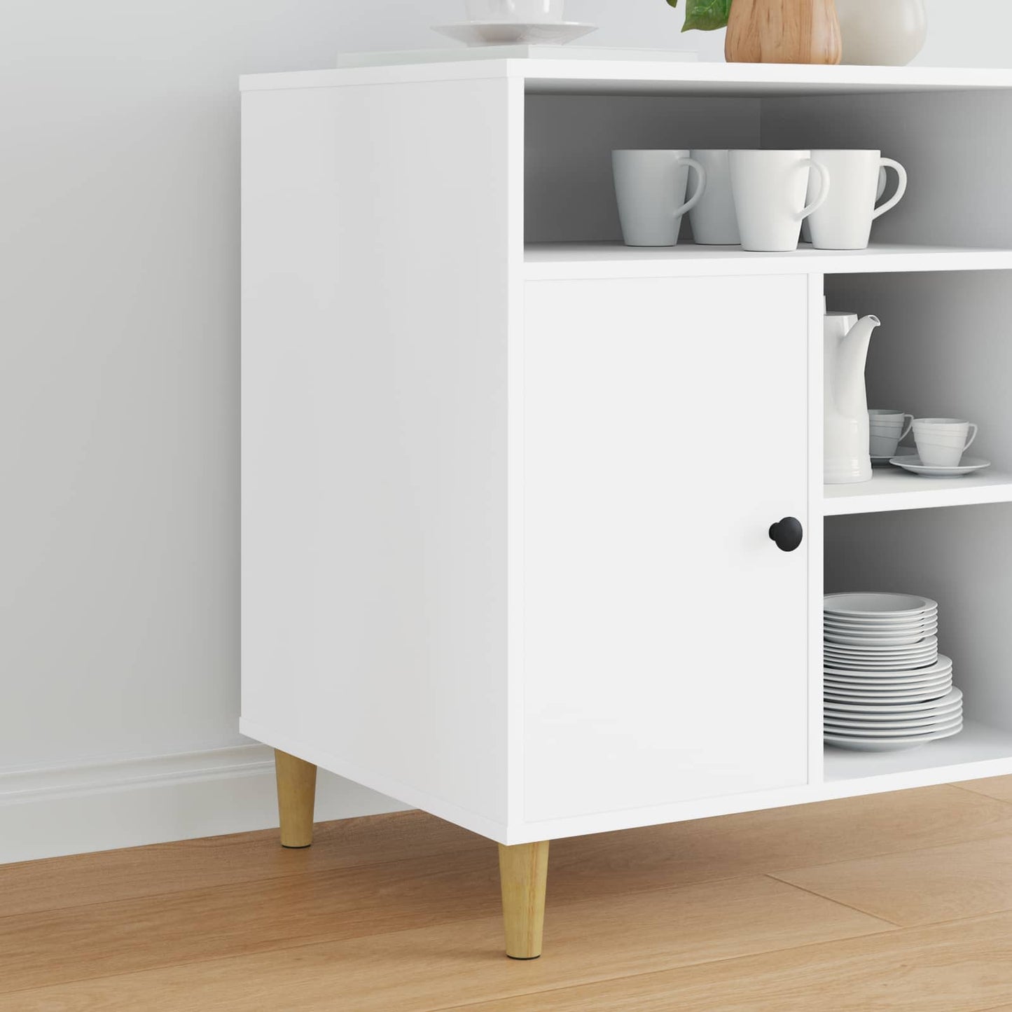 Möbelbeine 12 Stk. Braun Ø 44 x 100 mm Massives Eukalyptus Holz