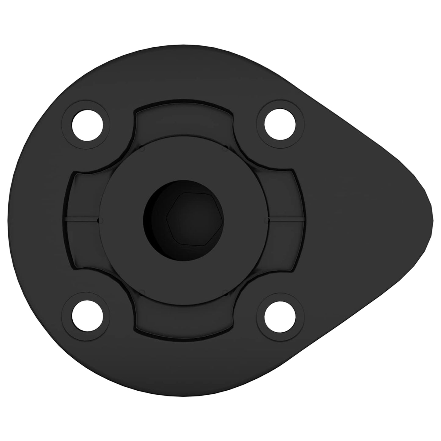 Möbelbeine Verstellbar 12 Stk. Schwarz 46 x 46 x 128 mm PP