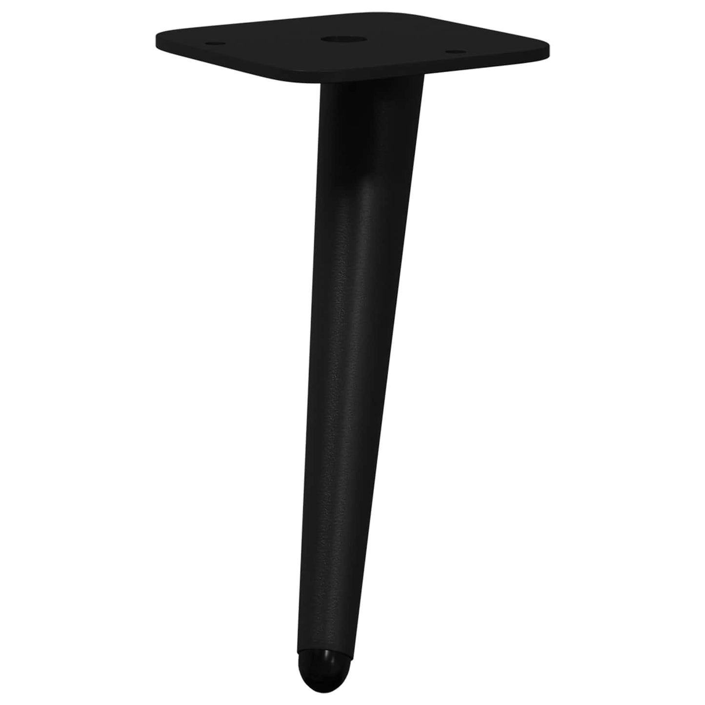 Standfüße 2 Stk. Schwarz 56 x 56 x 100 mm Eisen