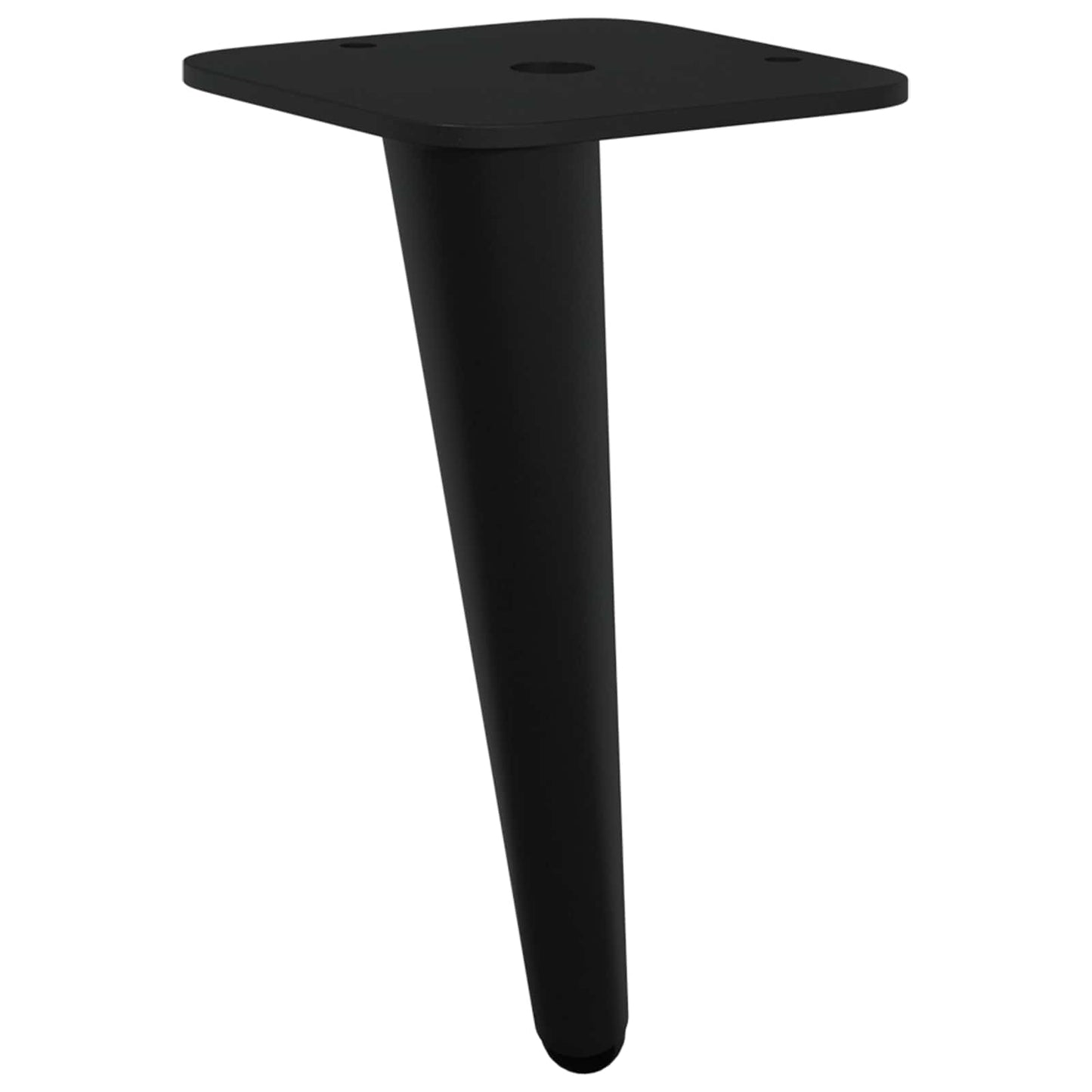 Standfüße 2 Stk. Schwarz 56 x 56 x 100 mm Eisen