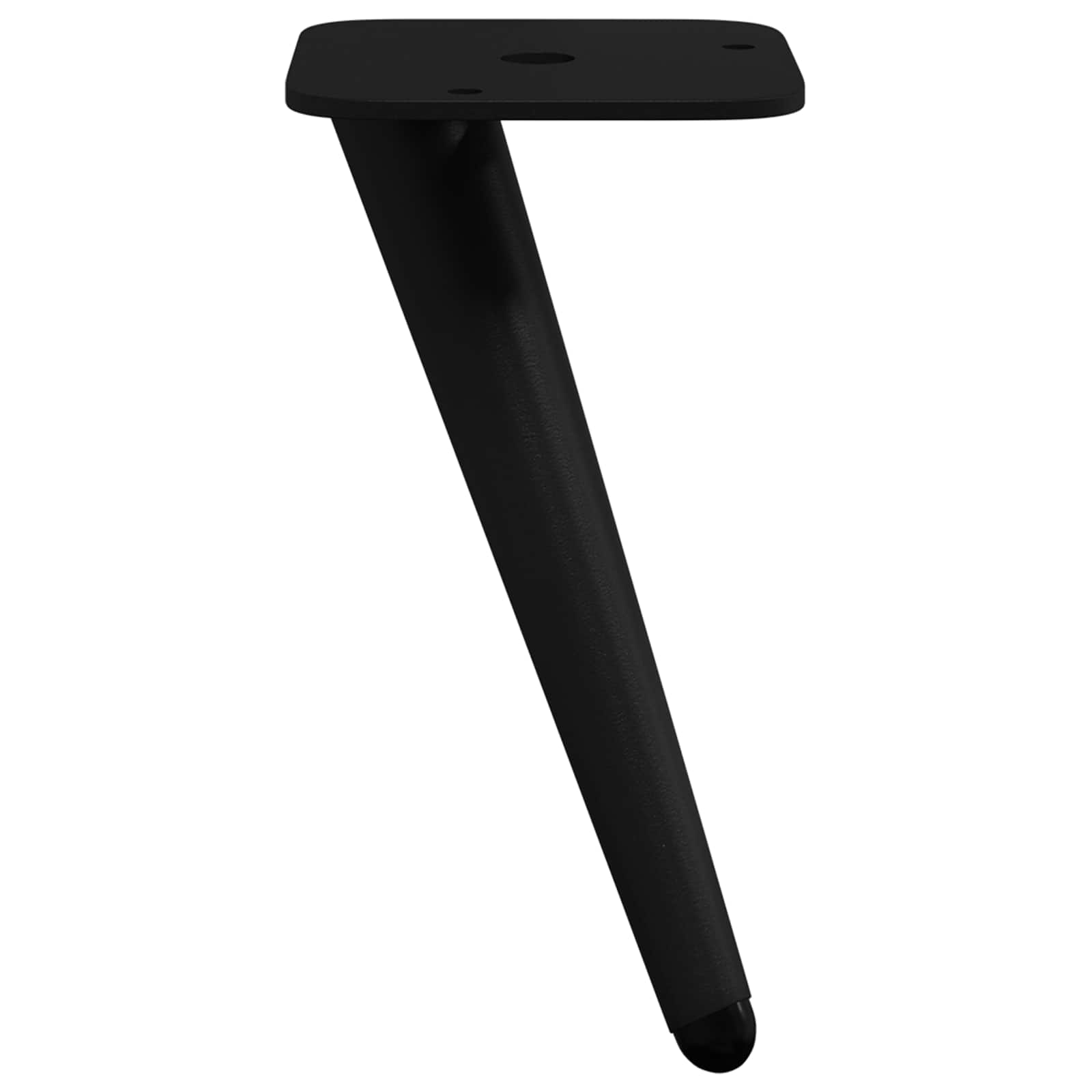 Standfüße 12 Stk. Schwarz 56 x 56 x 100 mm Eisen