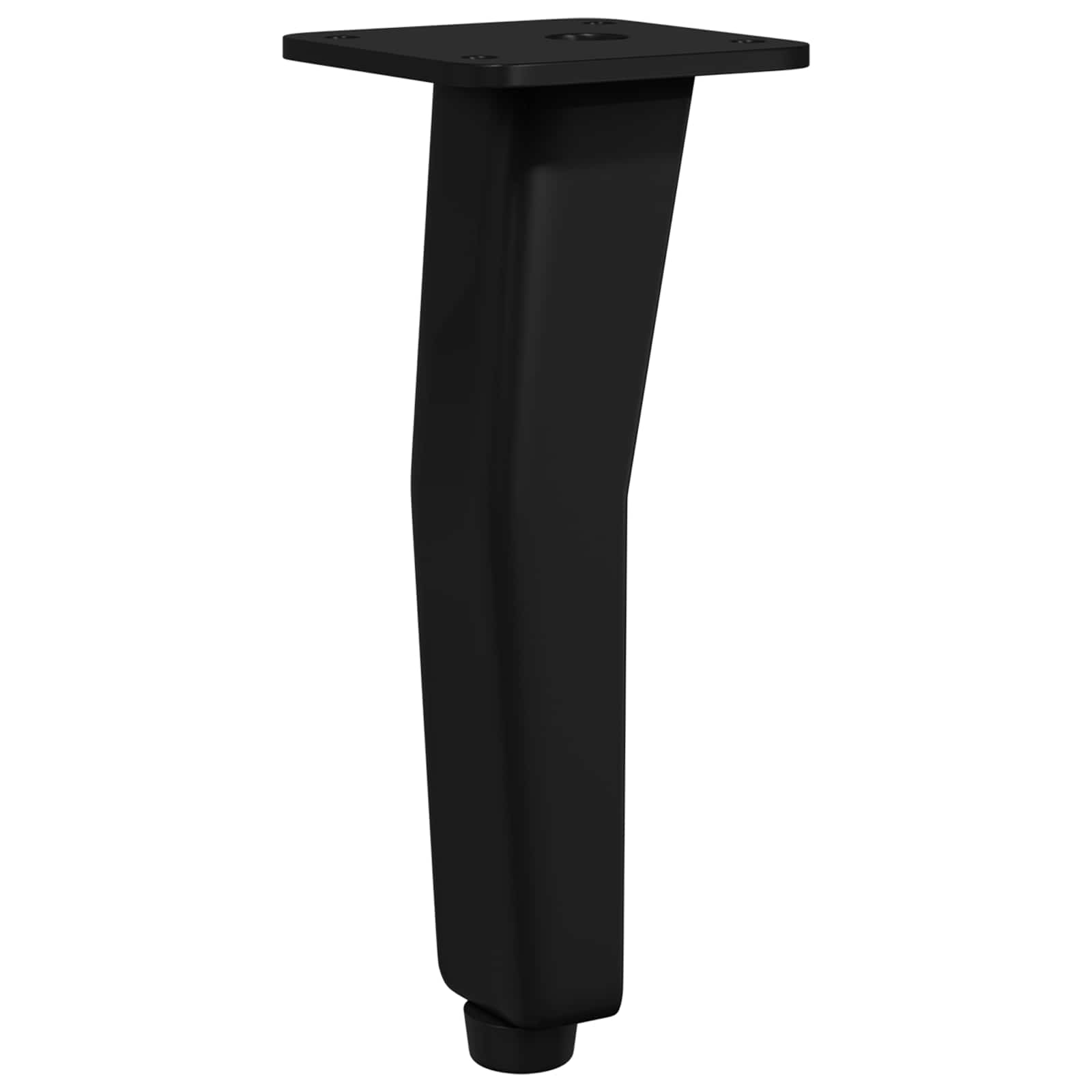 Standfüße 2 Stk. Schwarz 40 x 40 x 100 mm Eisen
