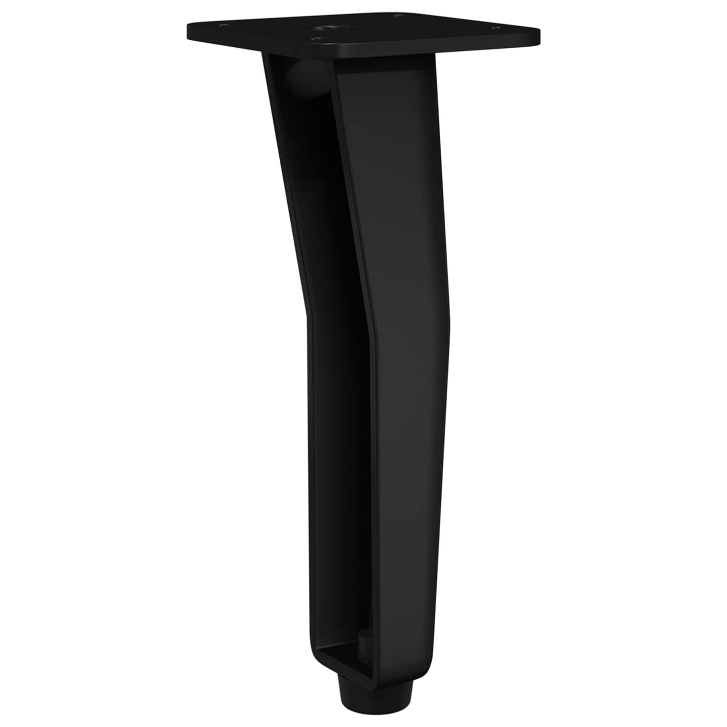 Standfüße 2 Stk. Schwarz 40 x 40 x 100 mm Eisen