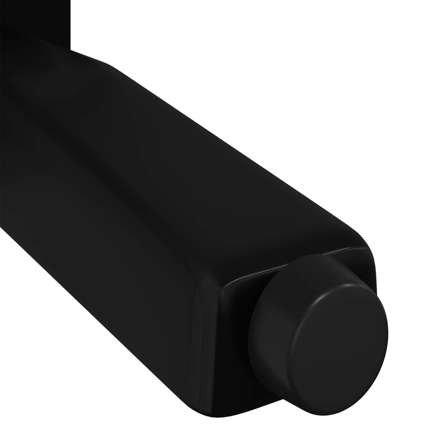 Standfüße 12 Stk. Schwarz 40 x 40 x 100 mm Eisen
