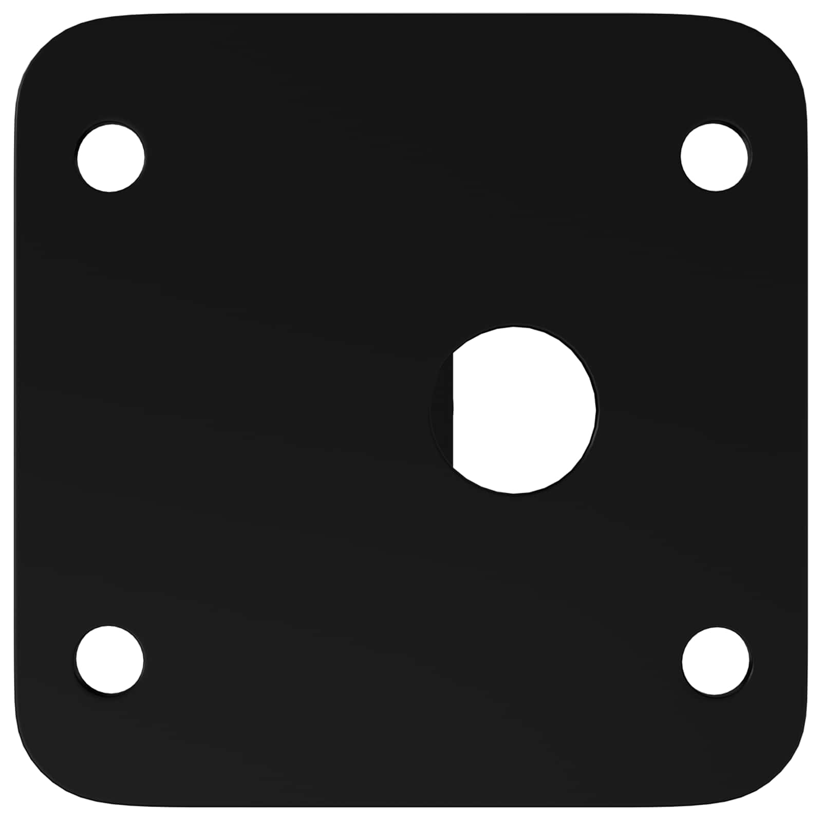 Standfüße 12 Stk. Schwarz 40 x 40 x 100 mm Eisen
