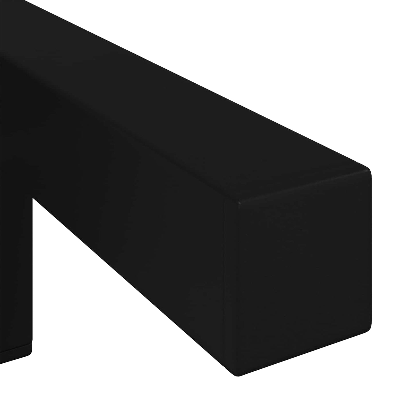 Standfüße 12 Stk. Schwarz 57 x 57 x 100 mm Eisen