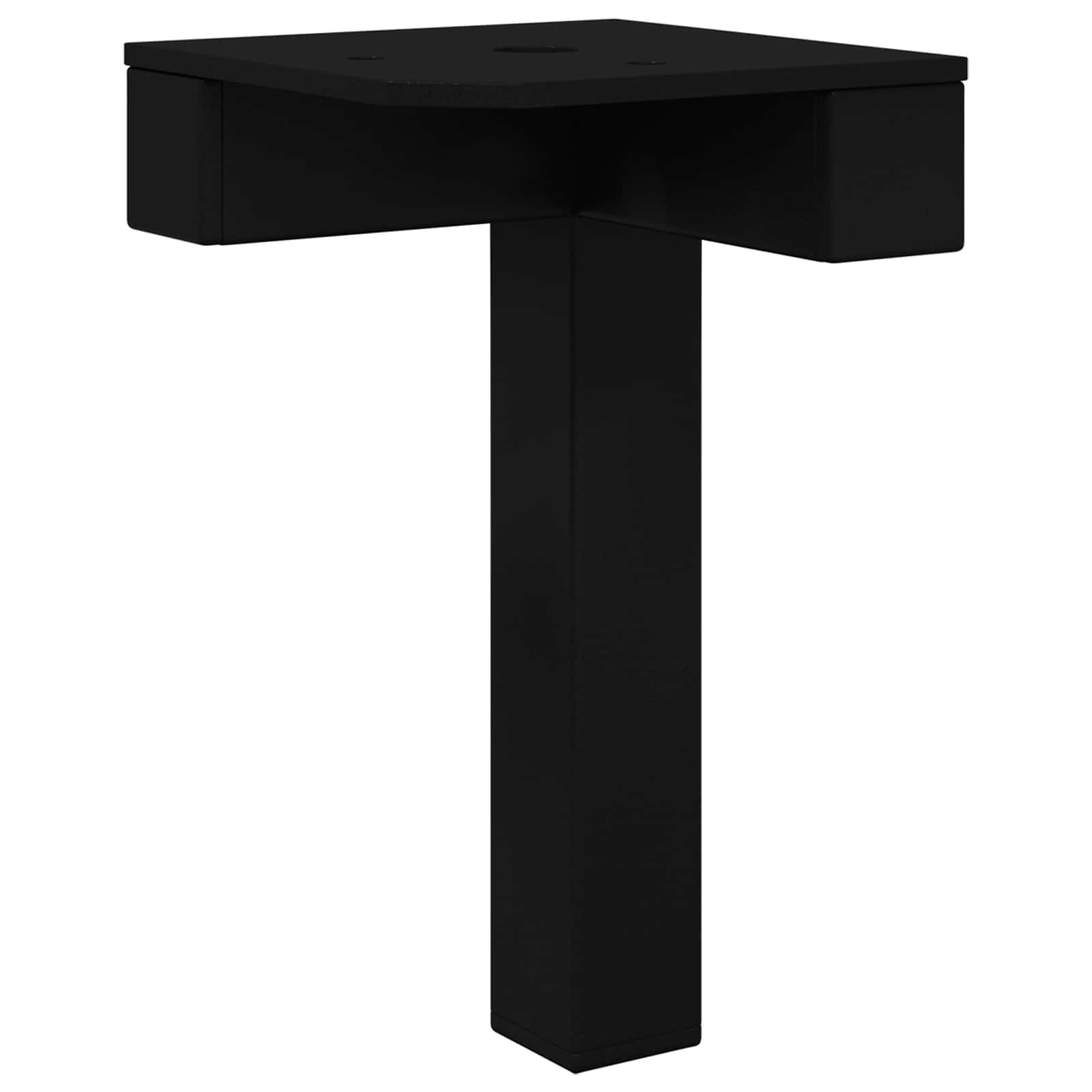 Standfüße 12 Stk. Schwarz 57 x 57 x 100 mm Eisen