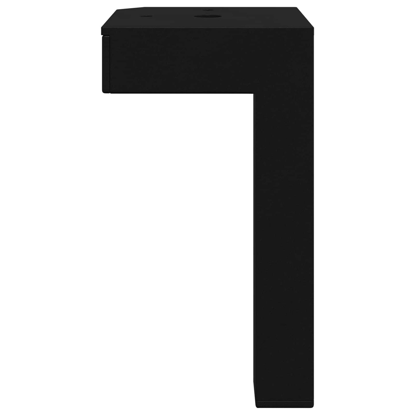 Standfüße 12 Stk. Schwarz 57 x 57 x 100 mm Eisen
