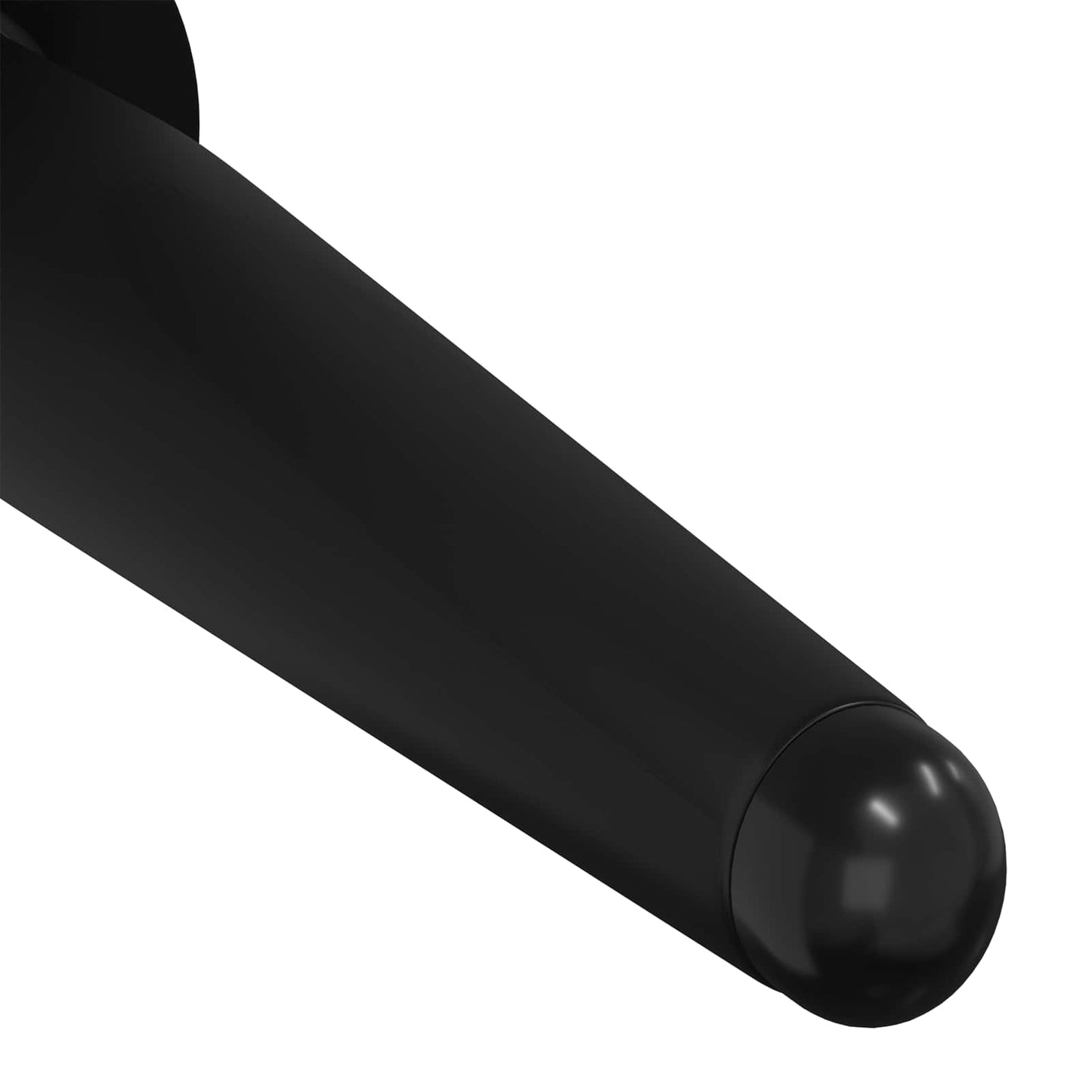 Möbelbeine 2 Stk. Schwarz Ø 40 x 98 mm Eisen