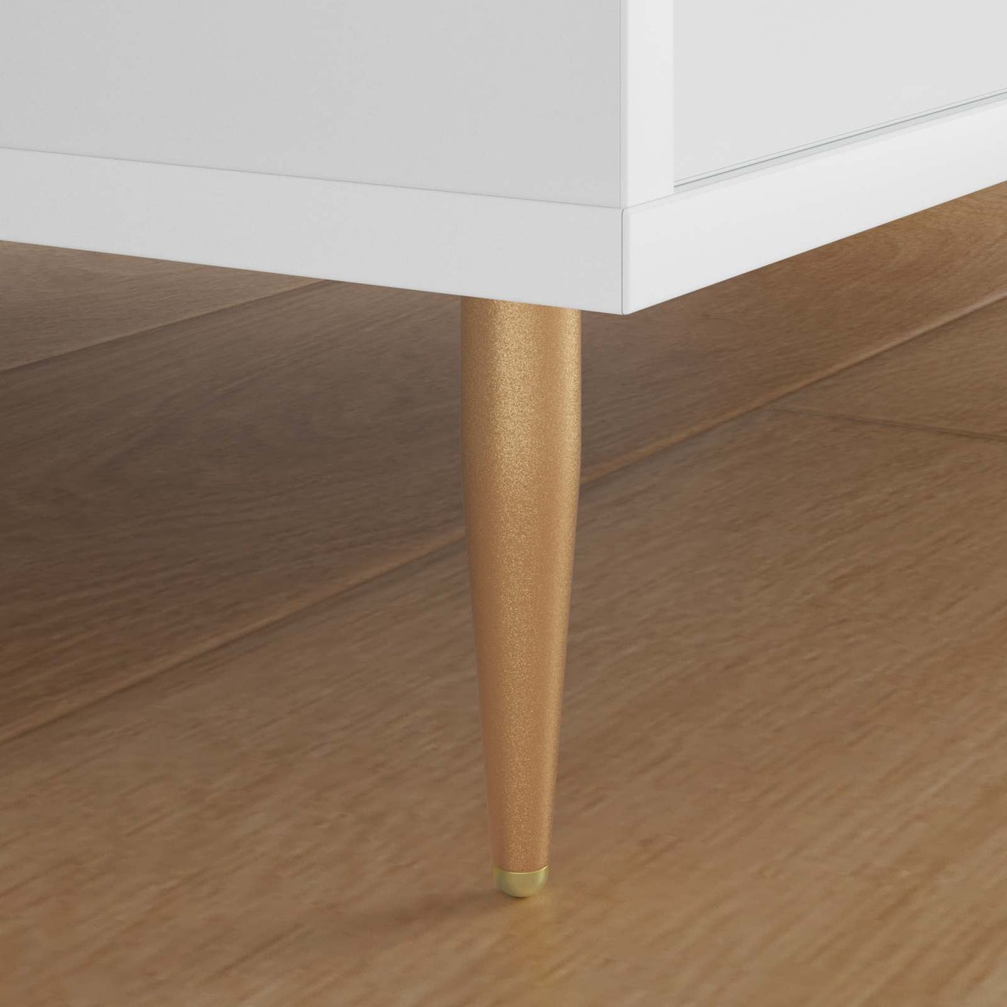 Standfüße 12 stk. Gold 98 x 40 mm Eisen