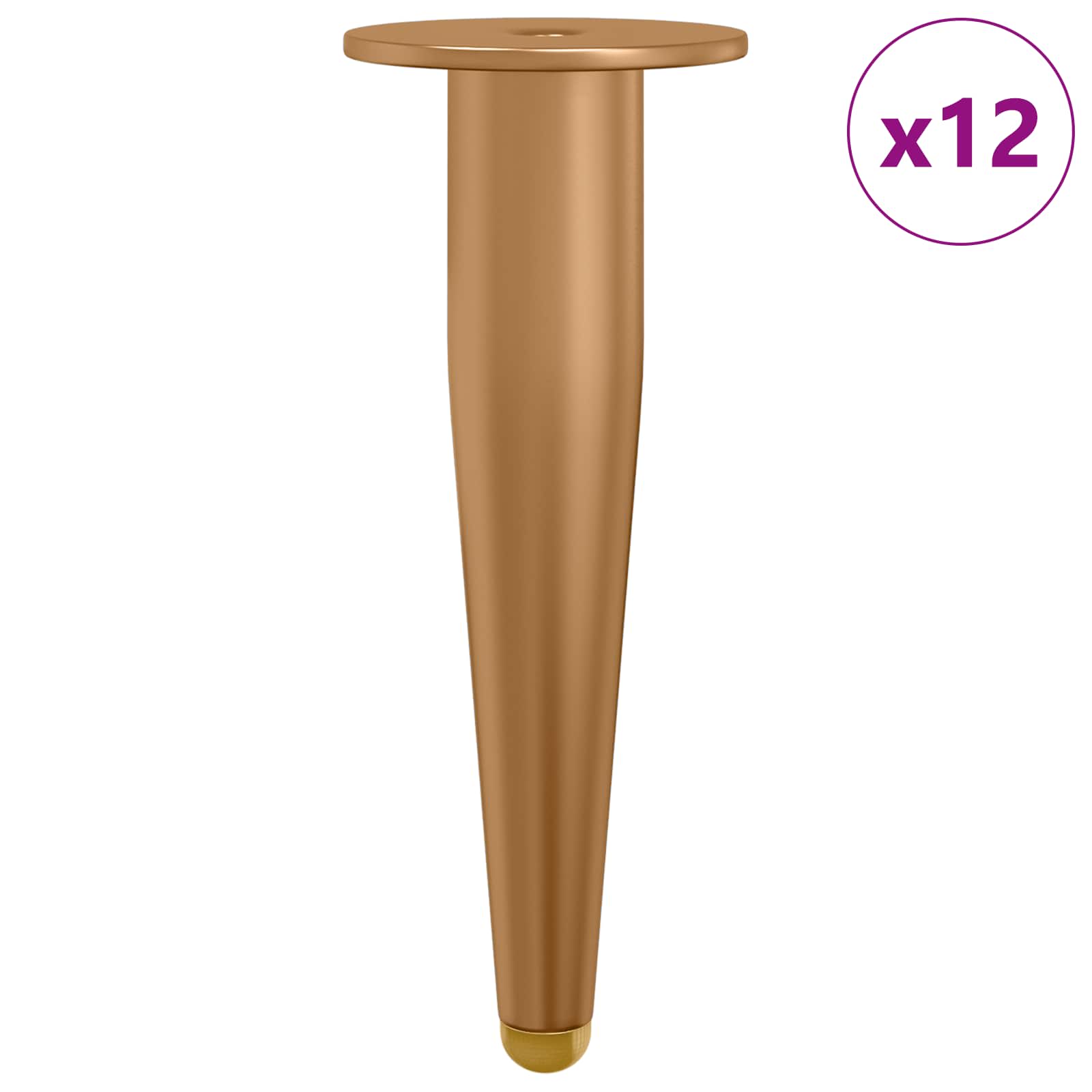 Standfüße 12 stk. Gold 98 x 40 mm Eisen