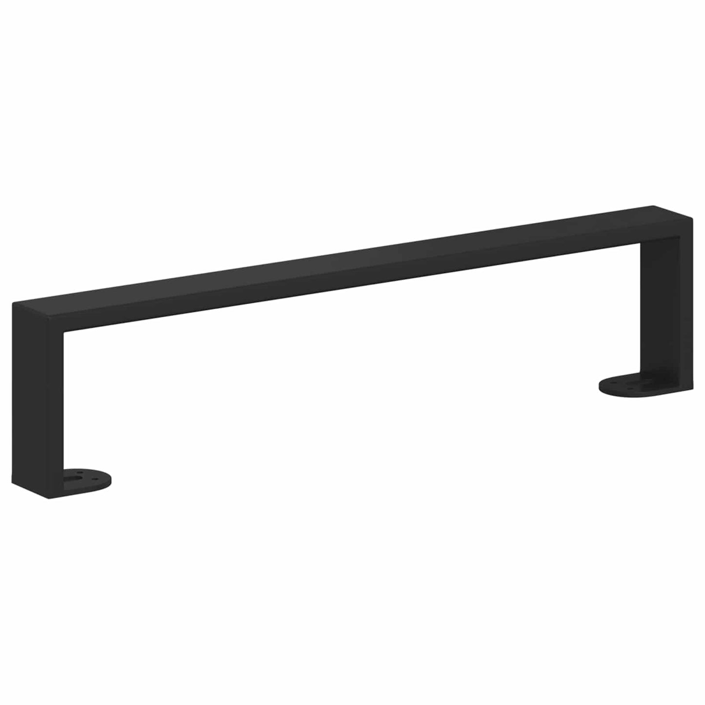 Möbelbeine 12 Stk. Schwarz 436 x 40,5 x 100 mm Eisen