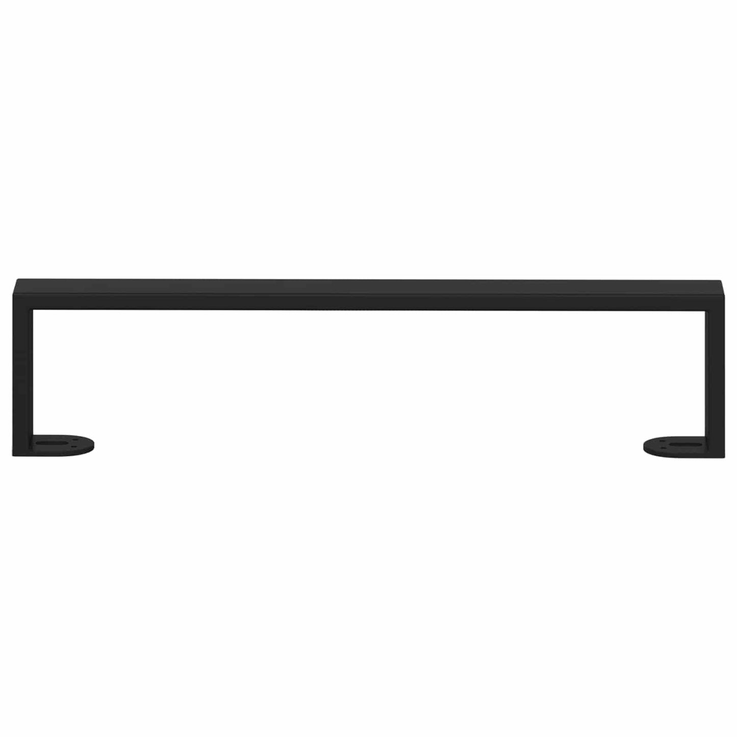 Möbelbeine 12 Stk. Schwarz 436 x 40,5 x 100 mm Eisen