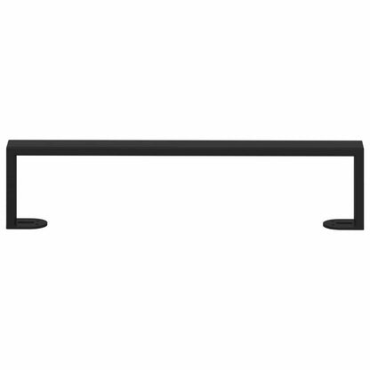 Möbelbeine 12 Stk. Schwarz 436 x 40,5 x 100 mm Eisen