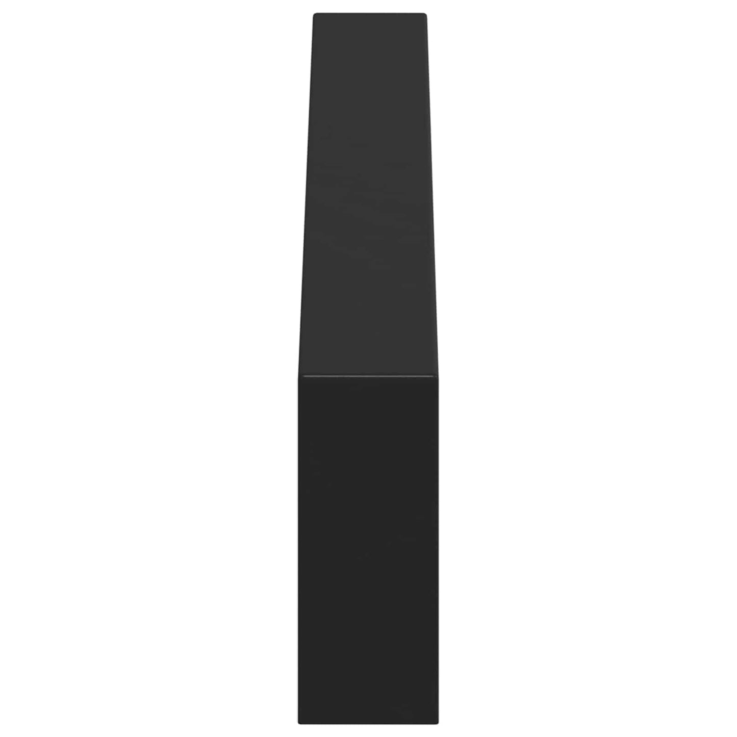 Möbelbeine 12 Stk. Schwarz 436 x 40,5 x 100 mm Eisen
