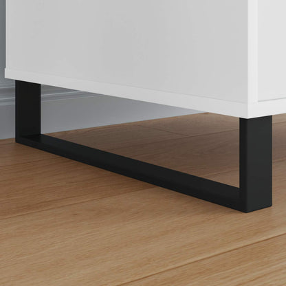 Möbelbeine 12 Stk. Schwarz 481 x 40,5 x 100 mm Eisen