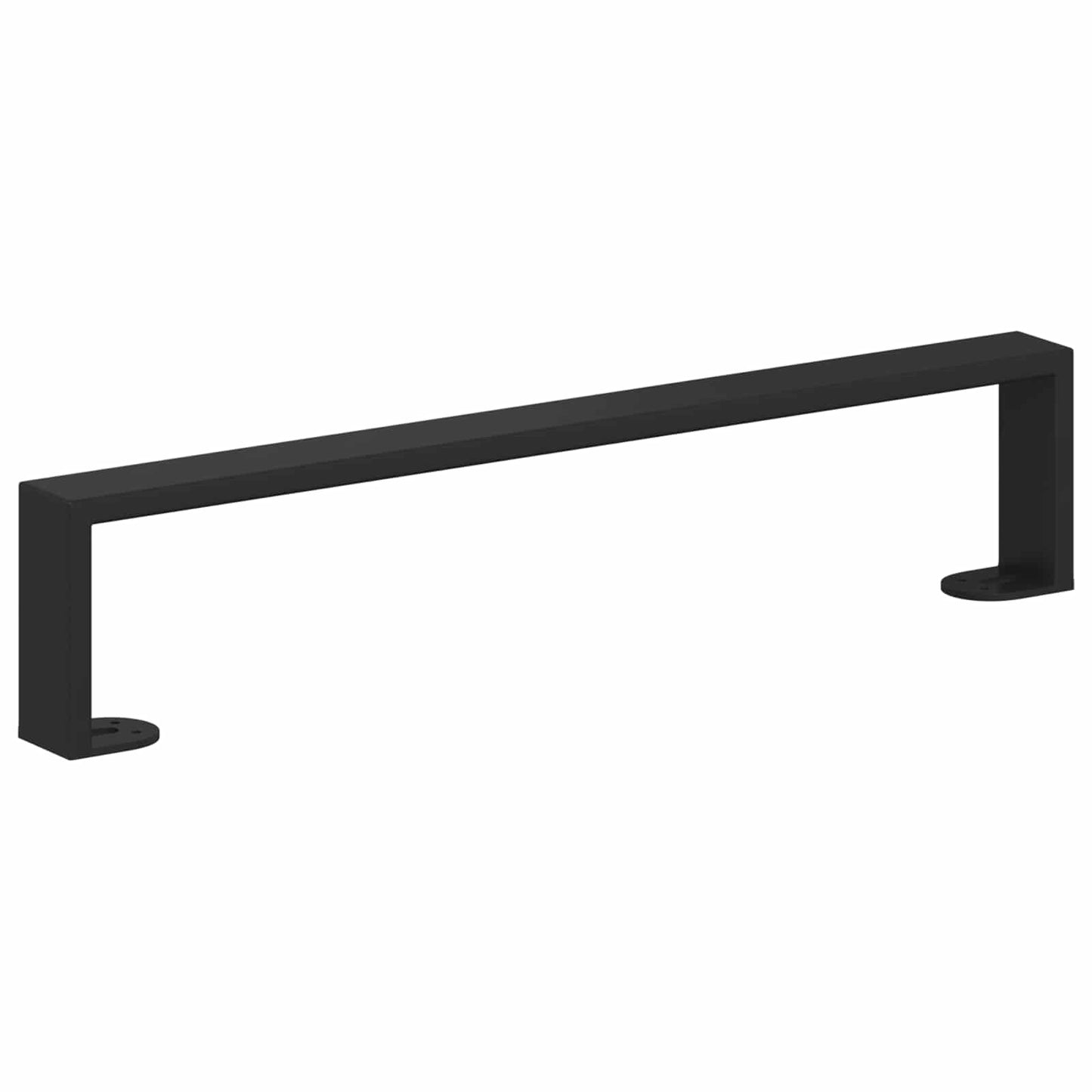 Möbelbeine 12 Stk. Schwarz 481 x 40,5 x 100 mm Eisen