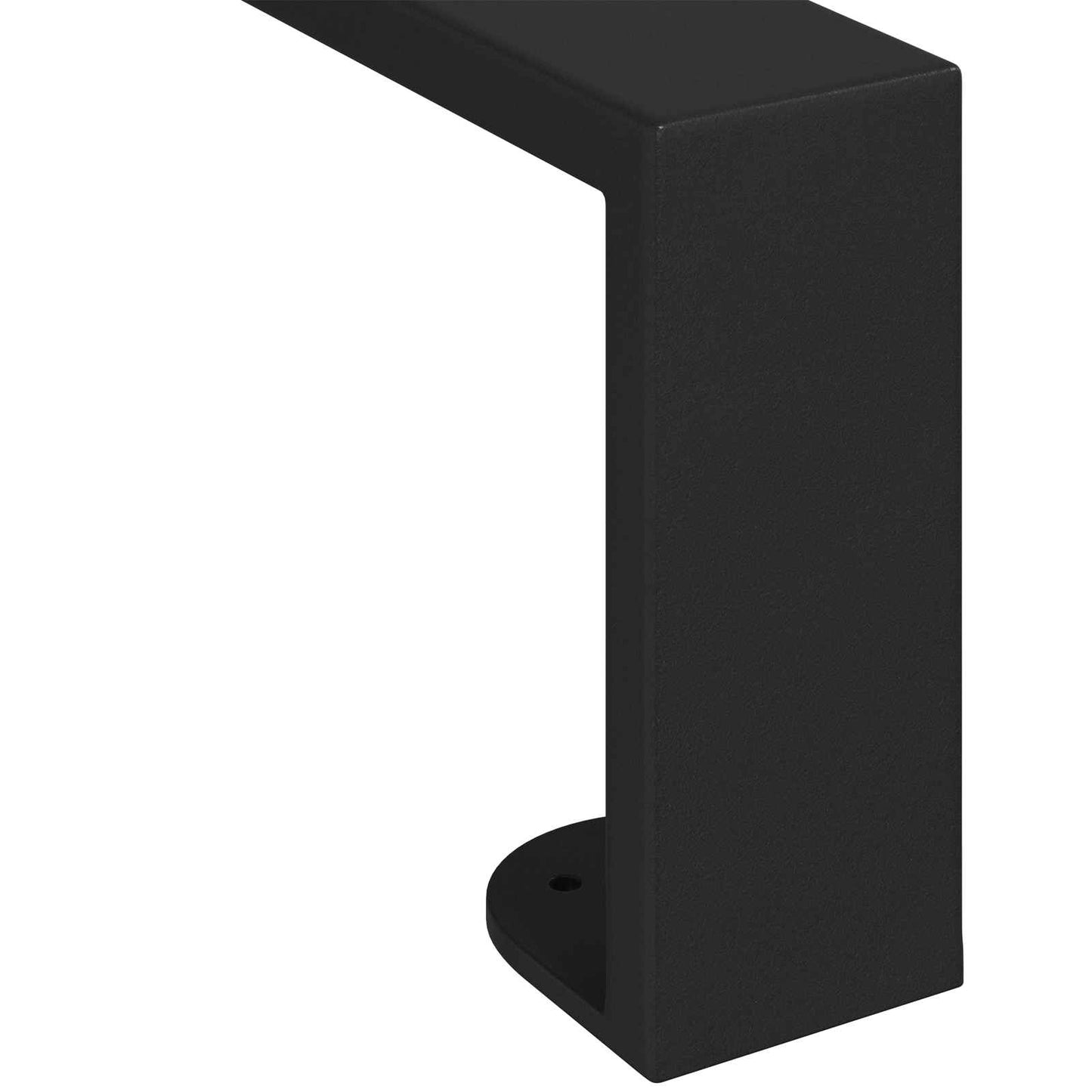 Möbelbeine 12 Stk. Schwarz 546 x 40,5 x 100 mm Eisen