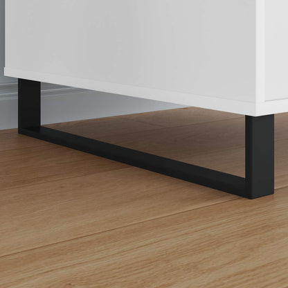 Möbelbeine 12 Stk. Schwarz 546 x 40,5 x 100 mm Eisen
