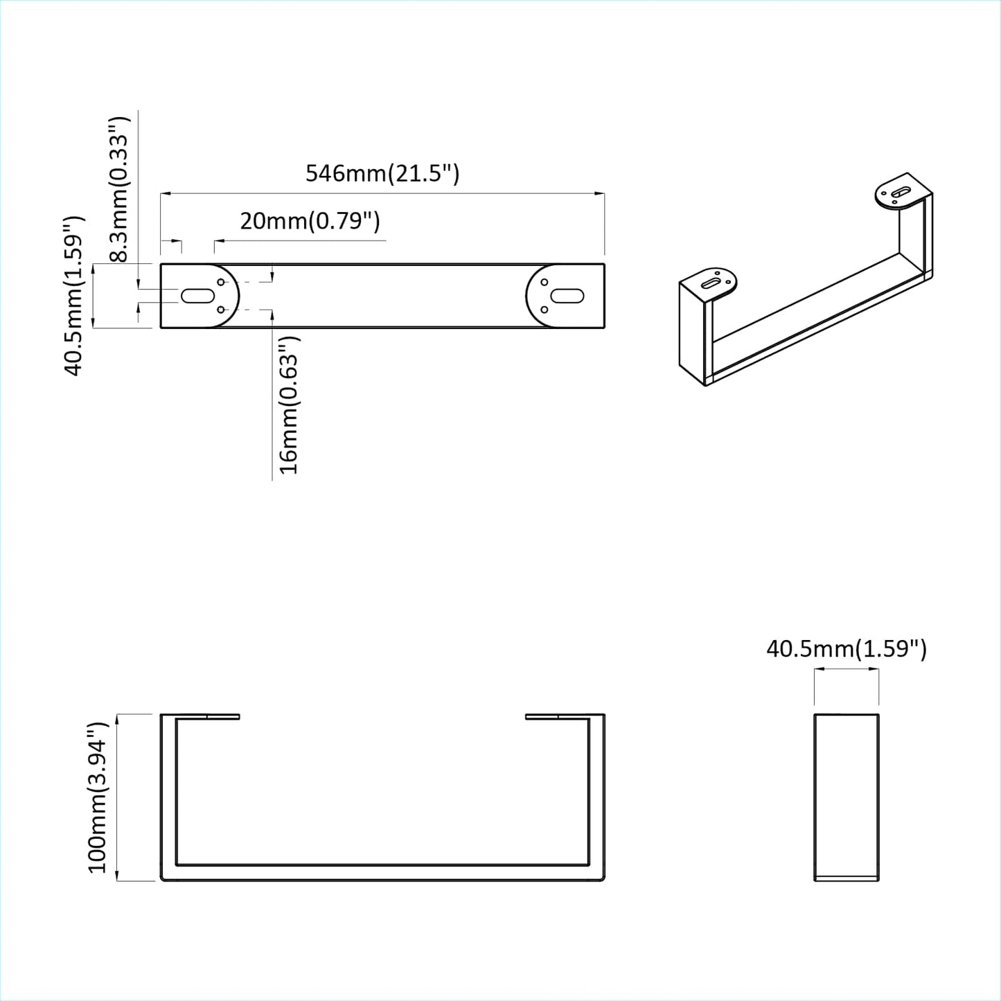 Möbelbeine 12 Stk. Schwarz 546 x 40,5 x 100 mm Eisen