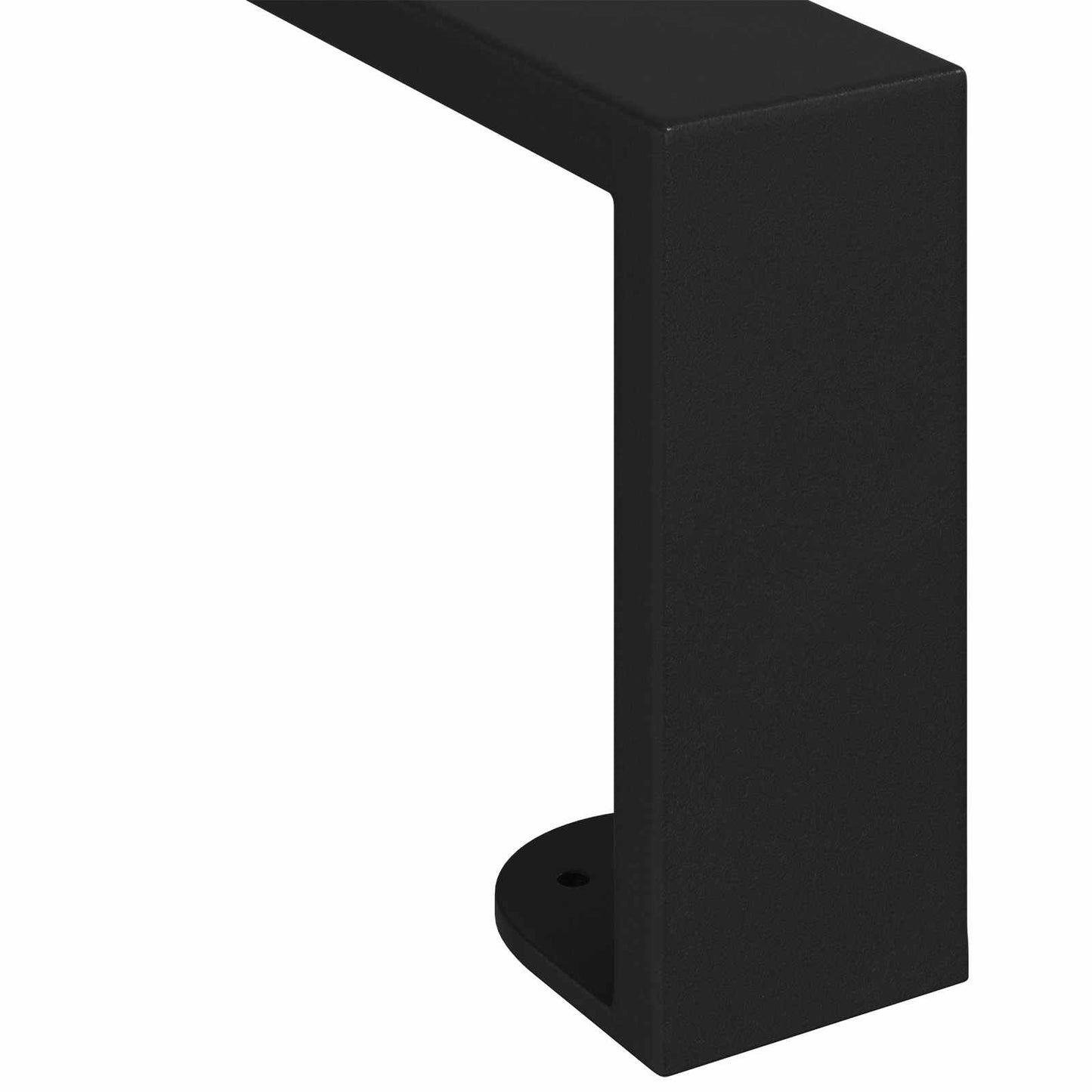 Möbelbeine 12 Stk. Schwarz 596 x 40,5 x 100 mm Eisen