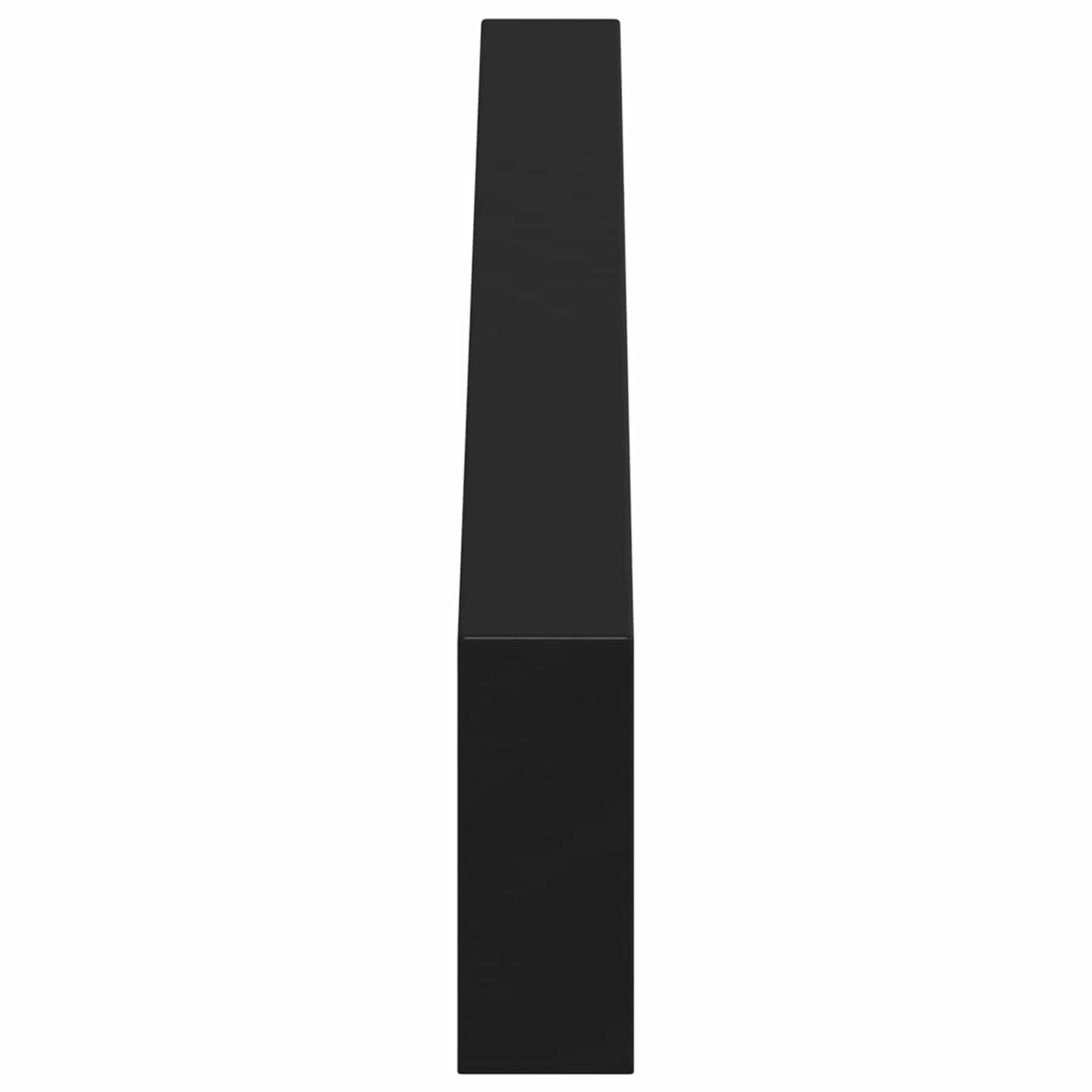 Möbelbeine 12 Stk. Schwarz 596 x 40,5 x 100 mm Eisen