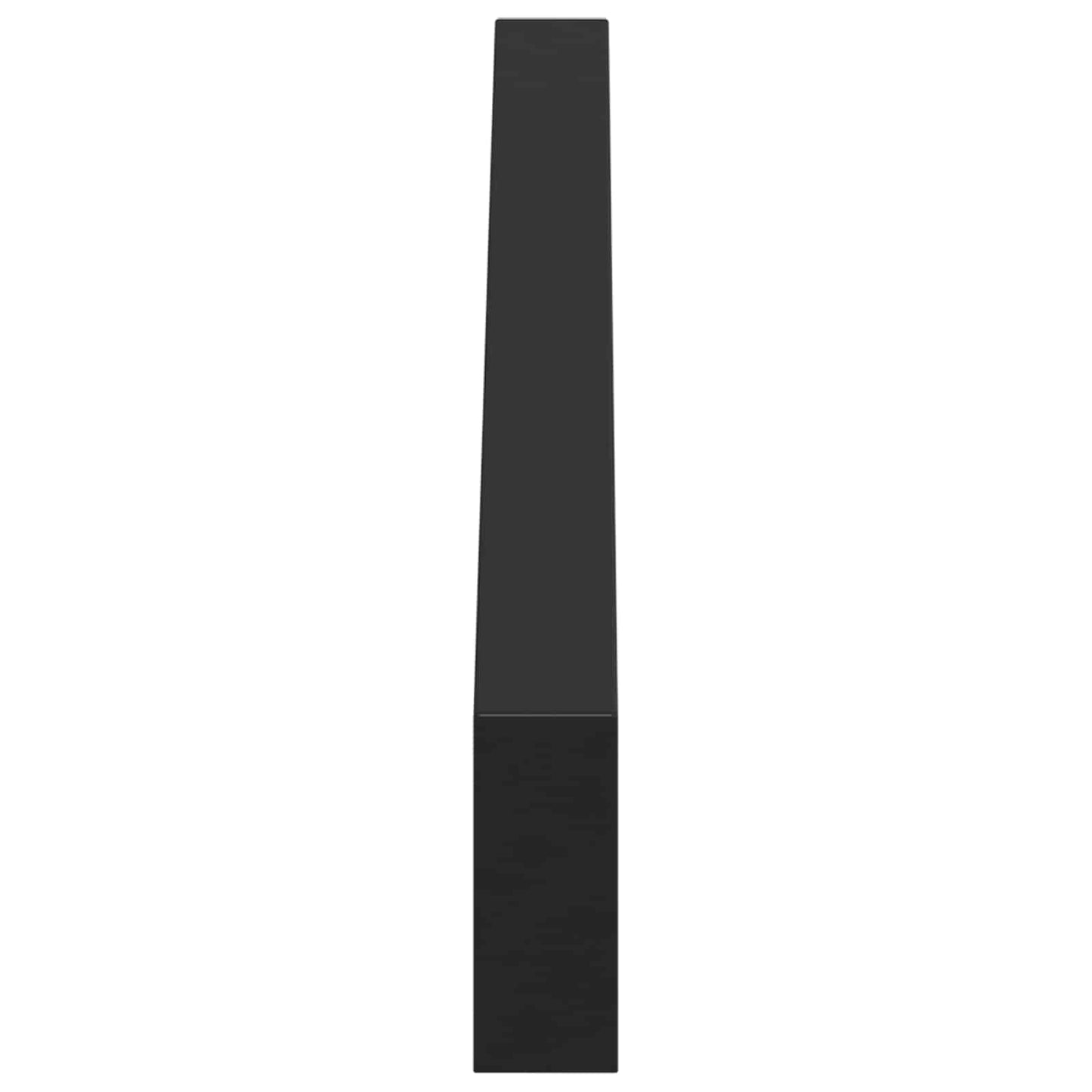 Möbelbeine 12 Stk. Schwarz 796 x 40,5 x 100 mm Eisen