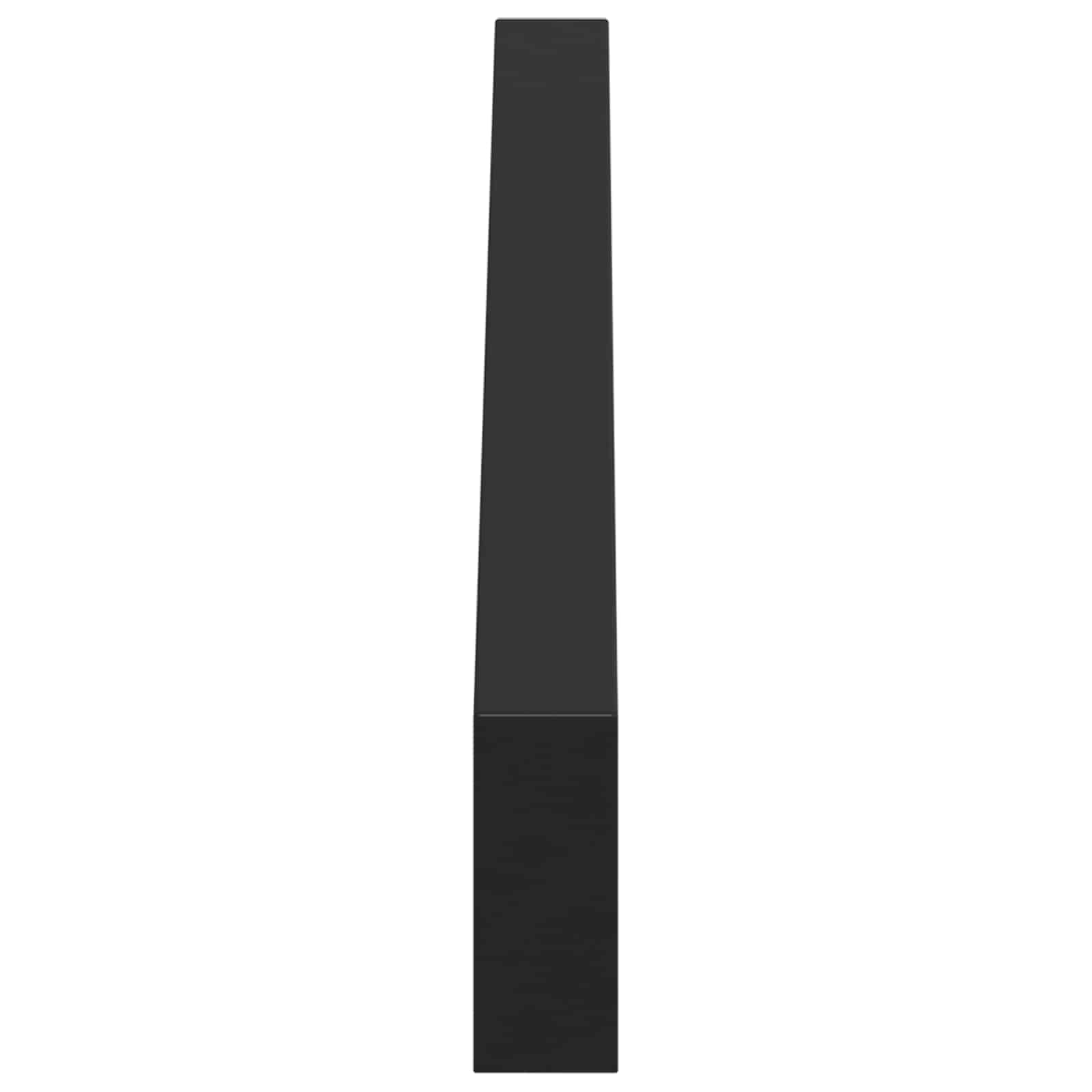 Möbelbeine 12 Stk. Schwarz 796 x 40,5 x 100 mm Eisen