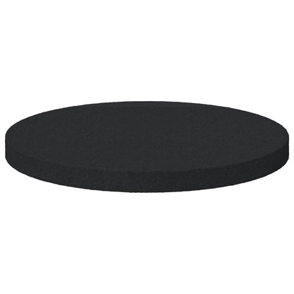 Möbelgleiter 2 Stk. Schwarz Ø 30 x 2 mm EVA