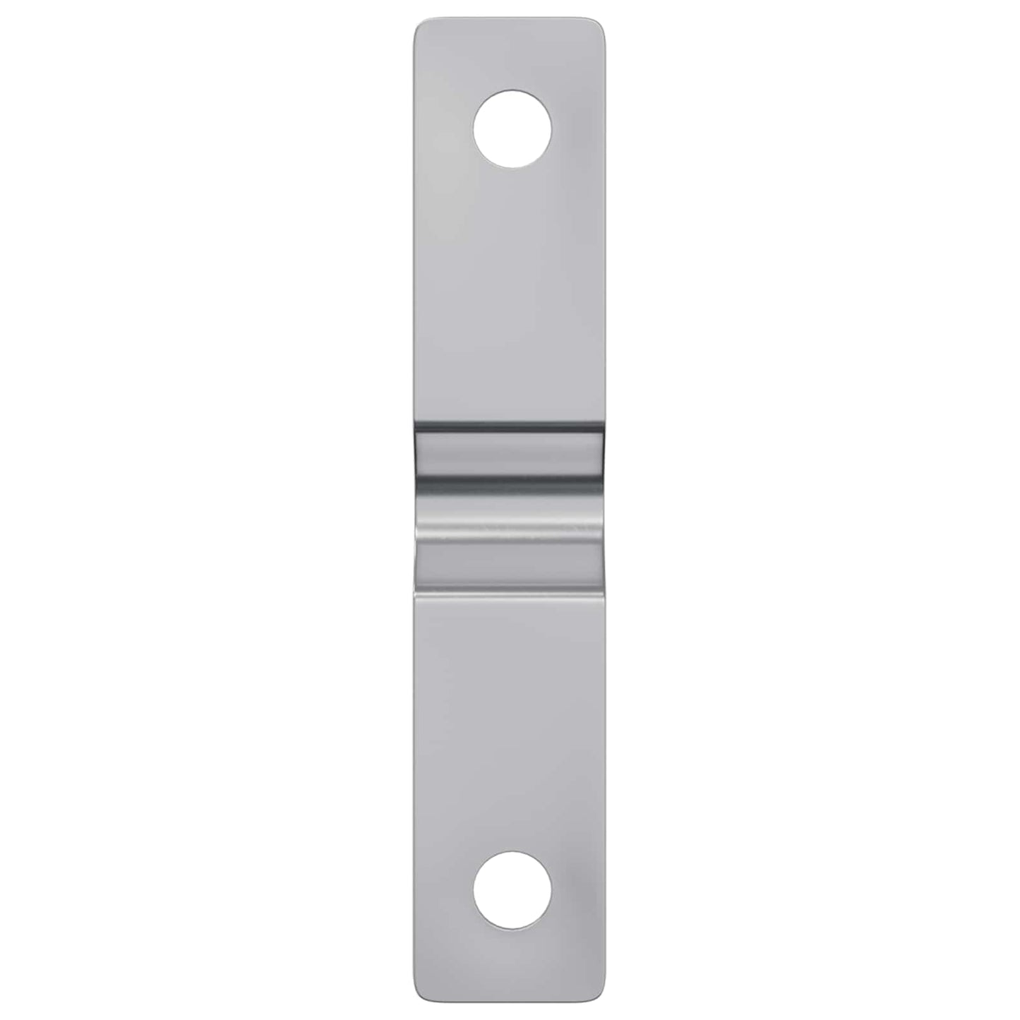 Einschlagplatte 12 Stk. Silber 50 x 10 x 1,2 mm Eisen