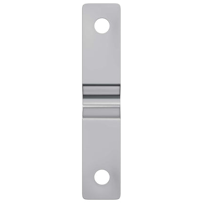 Einschlagplatte 12 Stk. Silber 50 x 10 x 1,2 mm Eisen