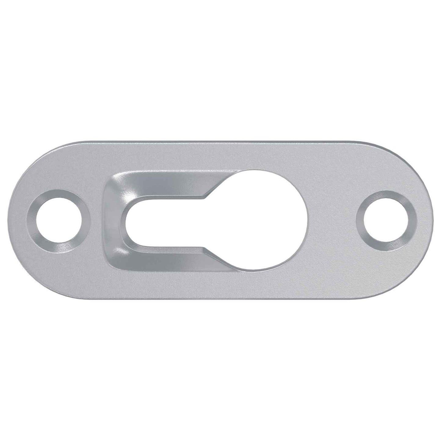 Schlüsselloch-Hänger 2 Stk. Silber 45 x 16 x 3.5 mm Eisen