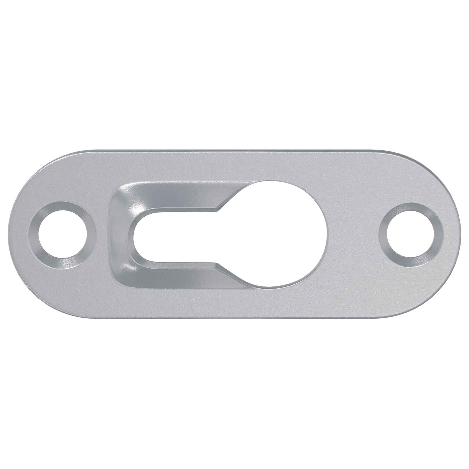Schlüsselloch-Hänger 2 Stk. Silber 45 x 16 x 3.5 mm Eisen