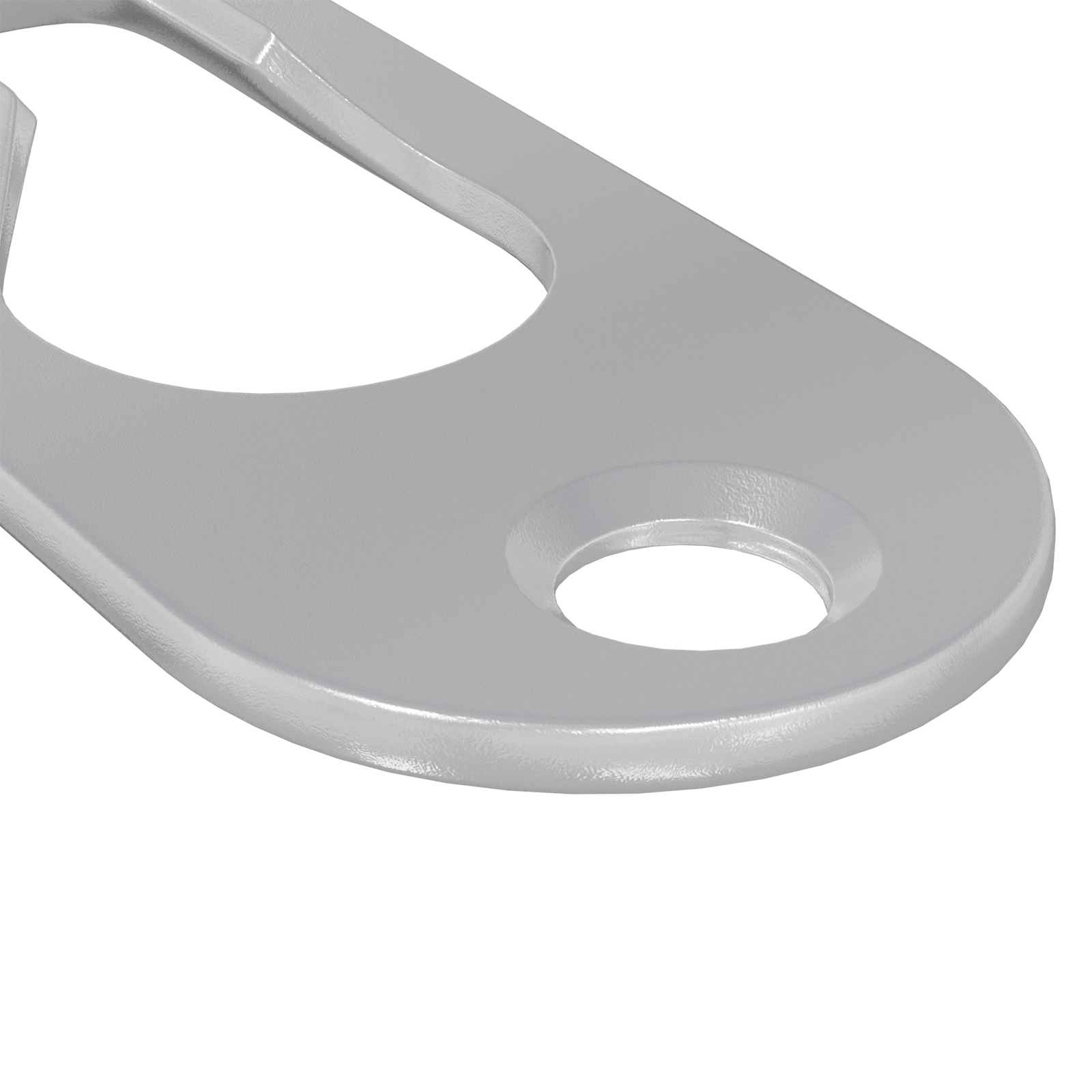 Schlüsselloch-Hänger 3673 stk. Silber 45 x 16 x 3.5 mm Eisen