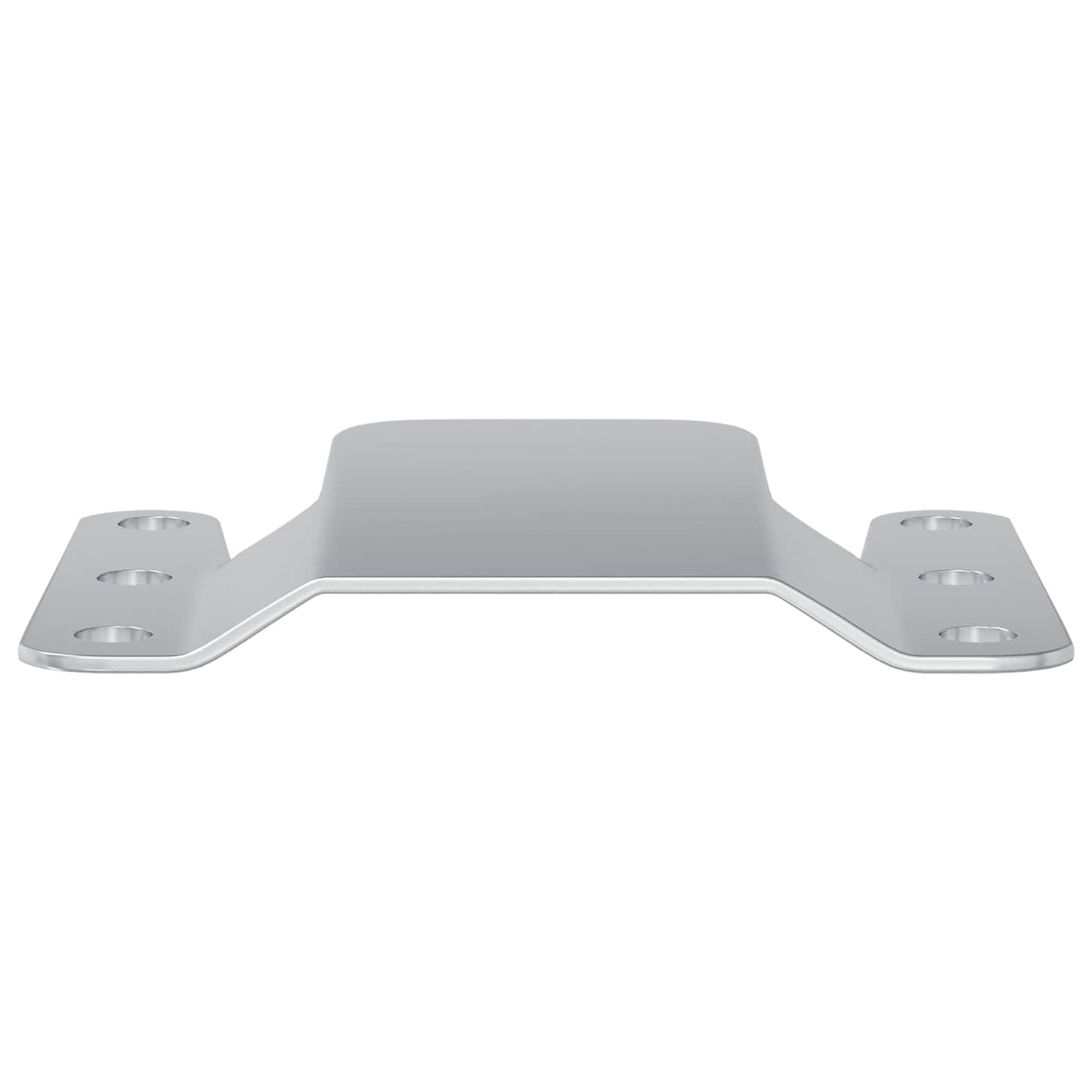 Flush-Montagehalterung 419 Silber 75 x 66 x 1,4 mm Stahl