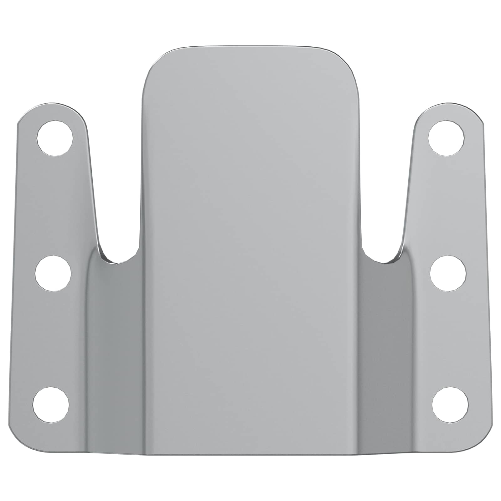 Flush-Montagehalterung 419 Silber 75 x 66 x 1,4 mm Stahl