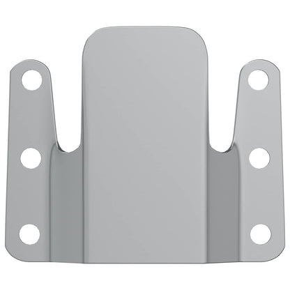 Flush-Montagehalterung 419 Silber 75 x 66 x 1,4 mm Stahl