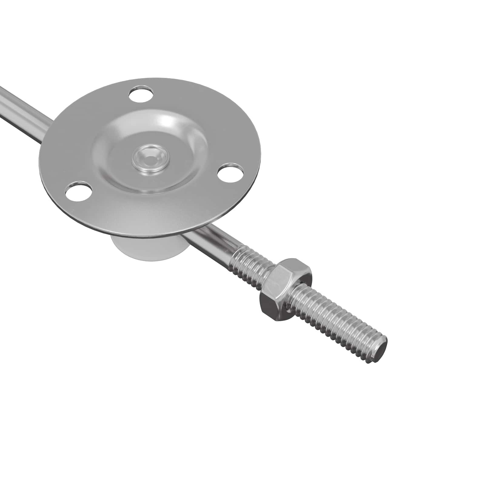 Deckelstützscharnier 12 Stk. Silber 194 x 36 x 18 mm Eisen