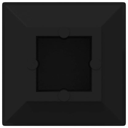 Endkappen 10909 stk. Schwarz 15 x 15 x 15 mm PP