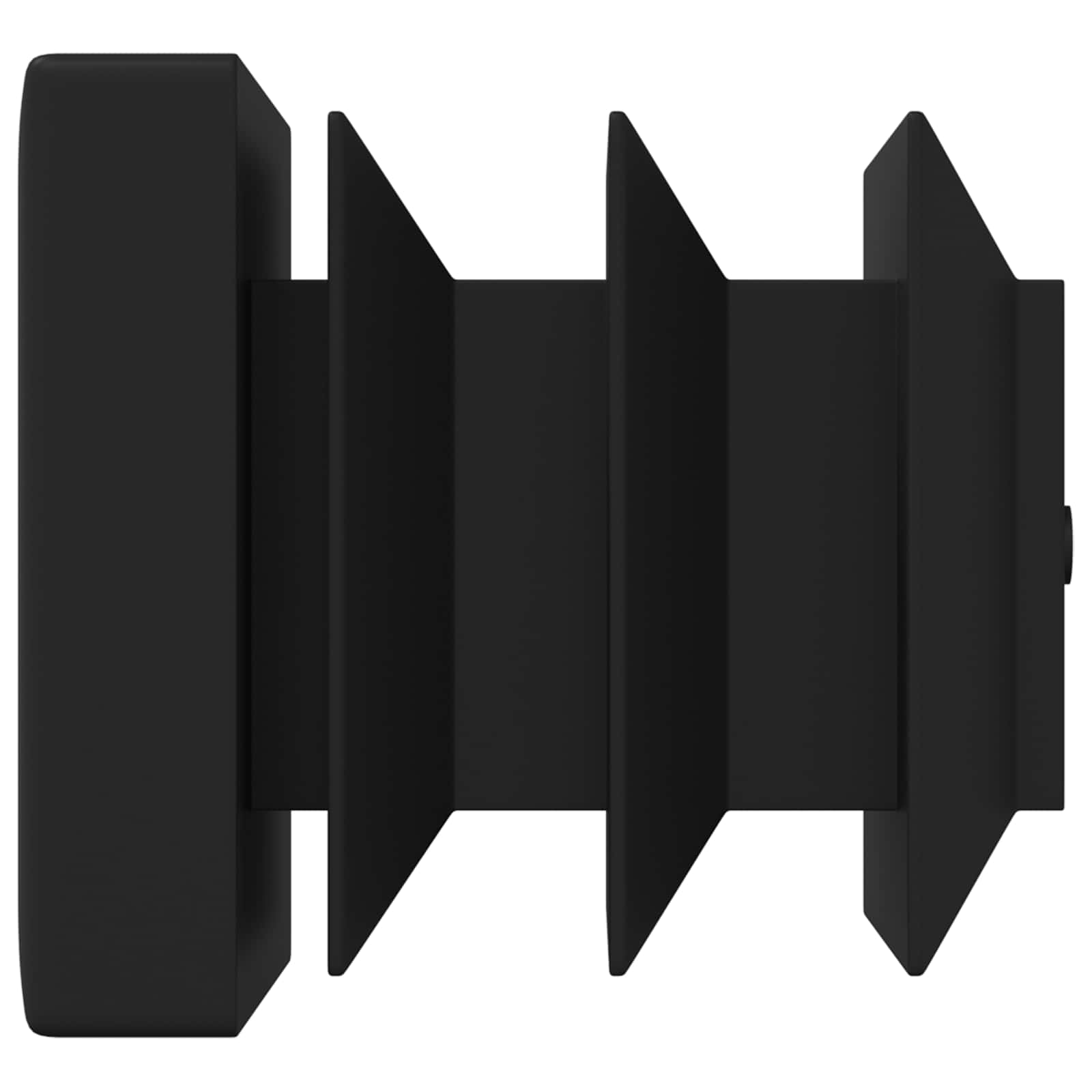 Endkappen 10909 stk. Schwarz 15 x 15 x 15 mm PP
