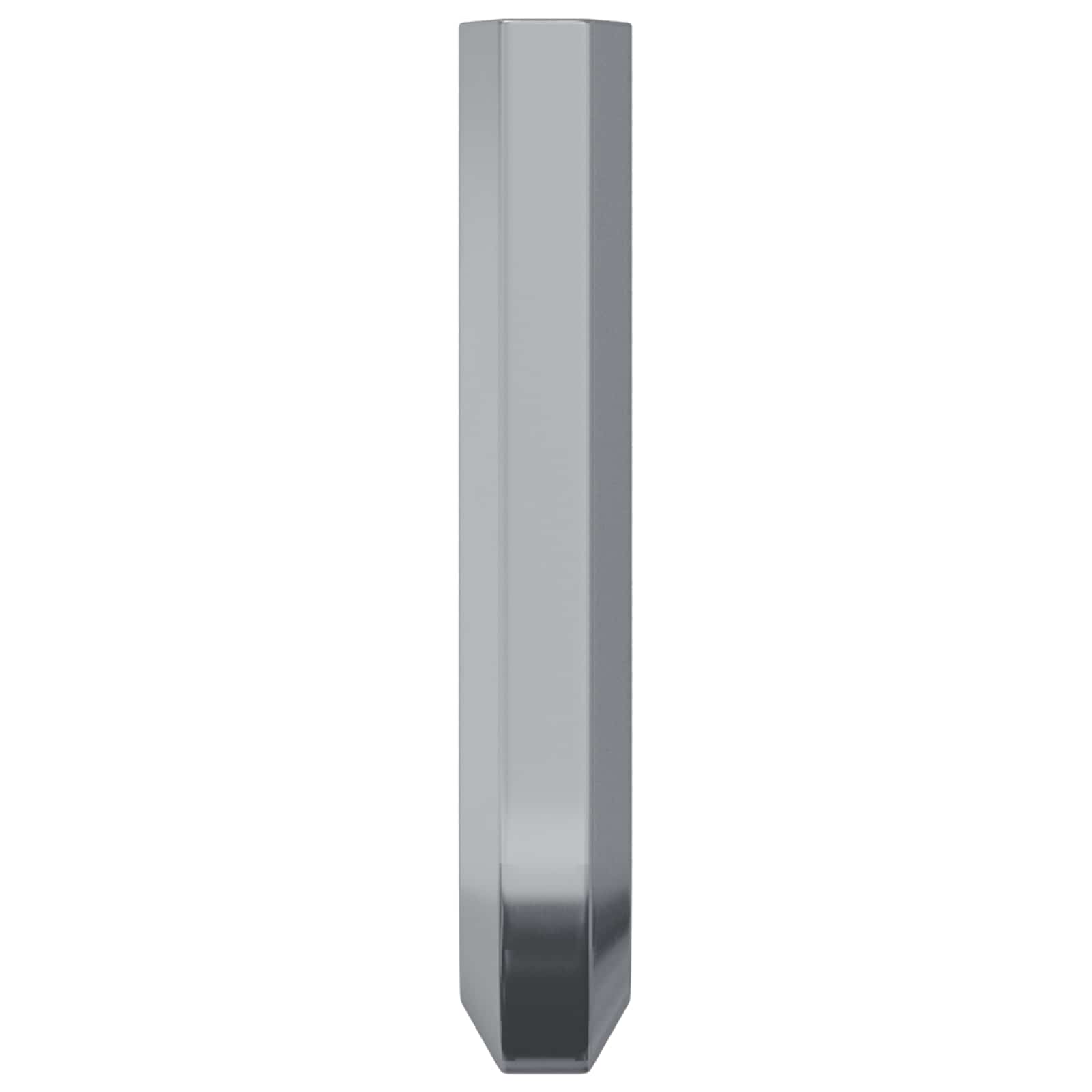 Inbusschlüssel 2 Stk. Silber 22 x 66 mm Stahl