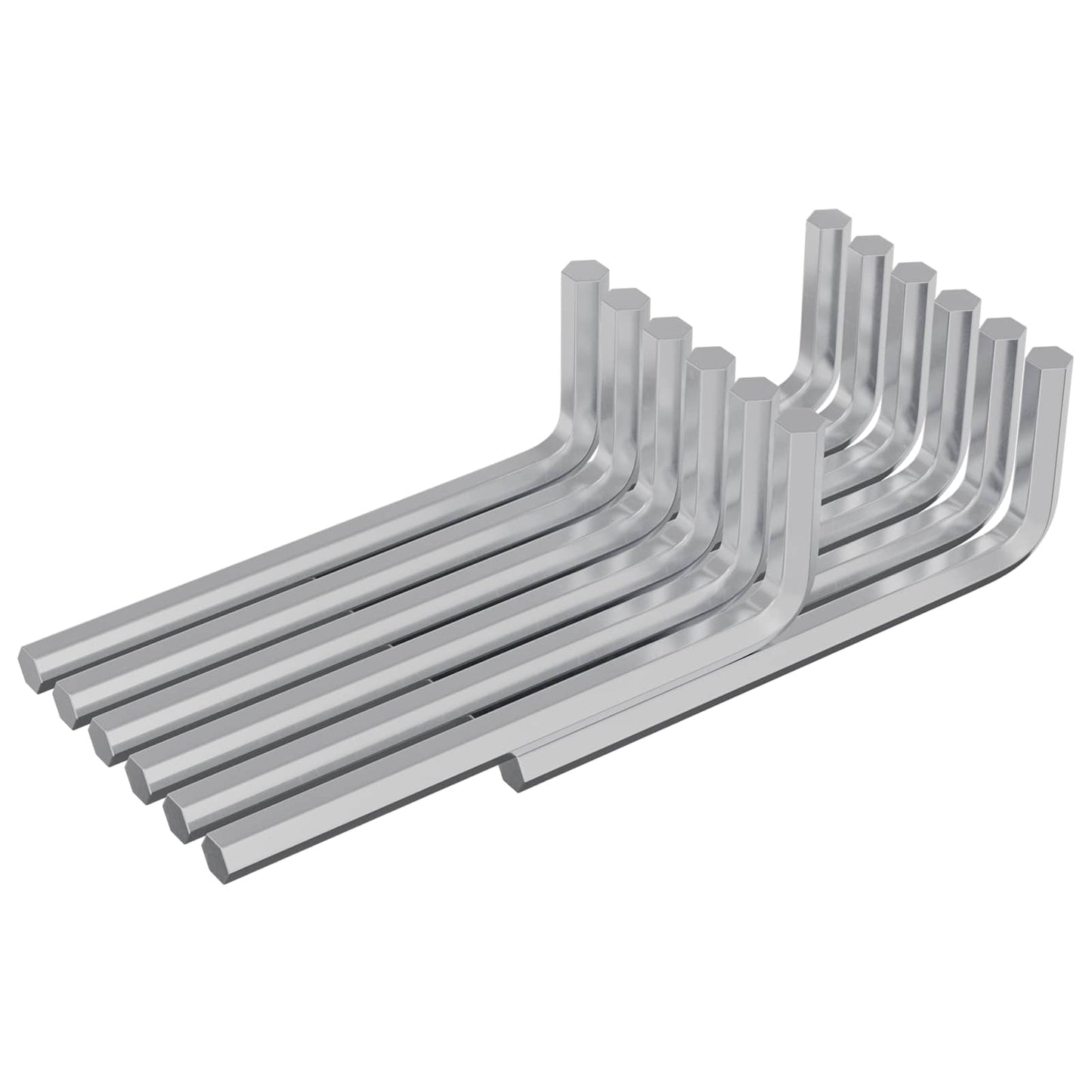 Inbusschlüssel 1800 Stk. Silber 32 x 86 mm Stahl