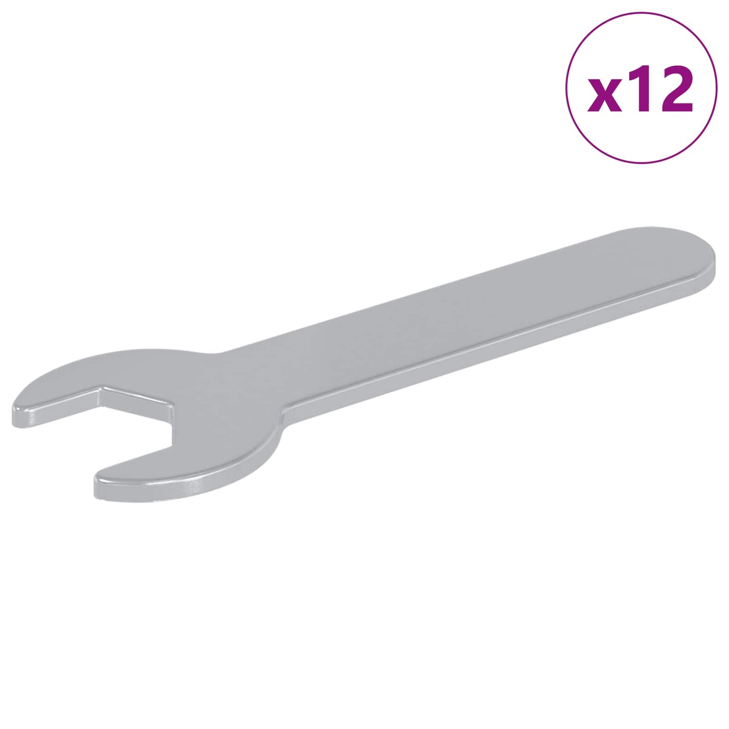 Spanner 12 Stk. Silber 13 mm Eisen