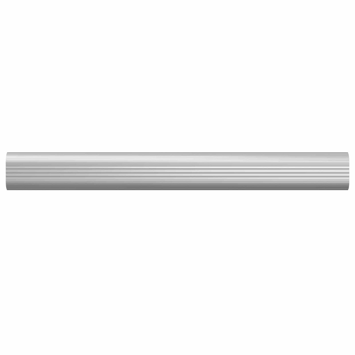 Kleiderstange 2 stk. Silber 264 x 15 x 29 mm Aluminiumlegierung