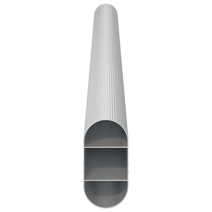 Kleiderstange 12 stk. Silber 264 x 15 x 29 mm