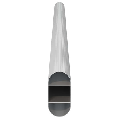 Kleiderstange 12 stk. Silber 371,5 x 15 x 29 mm